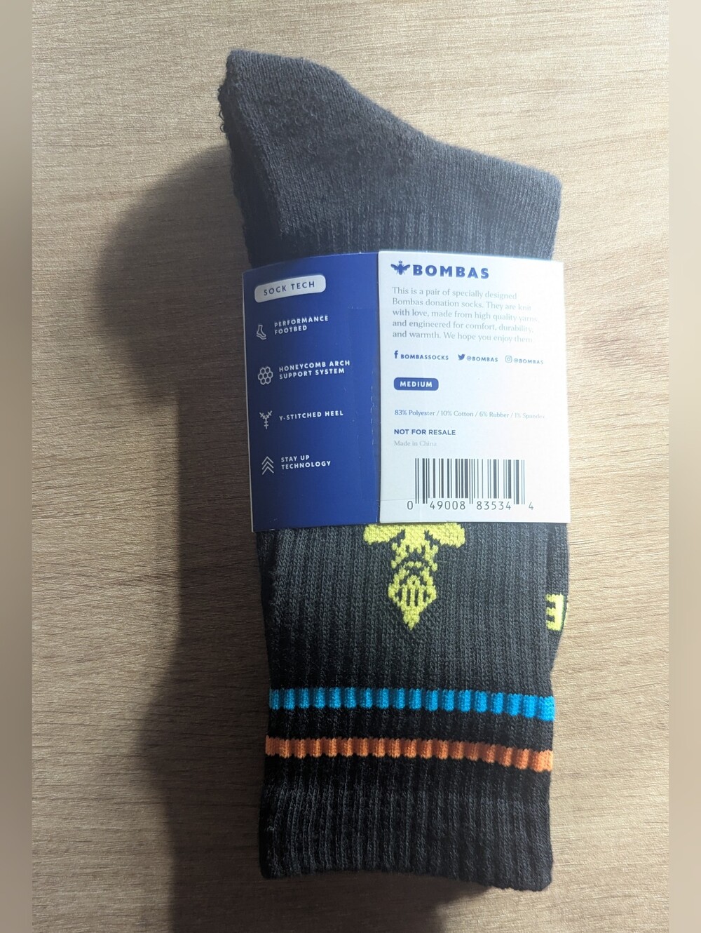 Bombas Socks - Size Medium - Picture 2 of 2